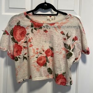 Floral crop top